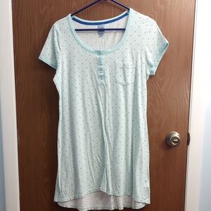 Jane and Bleecker Blue and White Nightgown